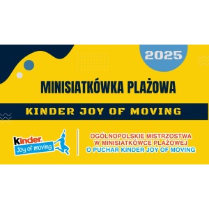Minisiatkówka plażowa Kinder Joy od Moving 2025